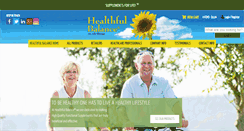 Desktop Screenshot of healthfulbalanceonline.com