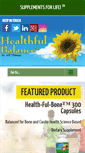 Mobile Screenshot of healthfulbalanceonline.com